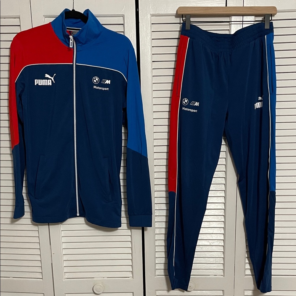 Puma BMW Motorsport Blue Red Track Suit